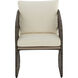 Toulon Stinson Cream Outdoor Dining Chair